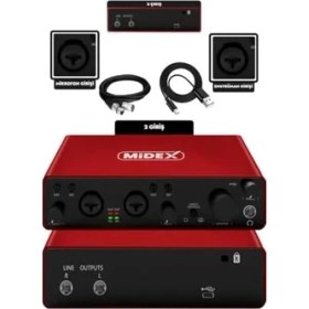 Resim SDT Group GLX-800RD Üst Segment USB Stüdyo Ses Kartı 2 Giriş 2 Çıkış 24BIT/192KHZ 