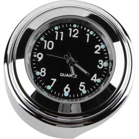 Resim Xifu Shop C B Evrensel Su Geçirmez Motosiklet Bisiklet Direksiyon Saat Montajı Kuvars Saat Alüminyum Luminous Saat Honda Yamaha Suzuk (Yurt Dışından) 