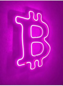 Resim Dekoraven Bitcoin Neon Tabela Btcneon Led Dekoratif Kripto Para Duvar Aydınlatması Spor Neon Duvar Dekorasyonu, btcpinnekraven 