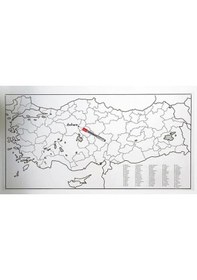 Resim Türkiye Haritası Kağıt Tahta 110 56 Cm 