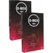 Resim S-Box Red Kabartmalı 24 Lü Prezervatif 