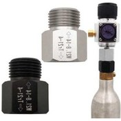 Resim Gebibd Co2 Silindir Adaptörü Sızdırmaz Montaj Basınç Düşürücü Alüminyum W21.8 Tr21x4 Adaptör 