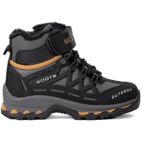 Resim Mc Jamper 1831 Patik Erkek Çocuk Outdoor Bot Siyah - Füme Siyah - Füme 