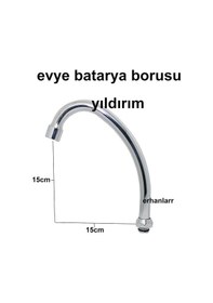 Resim Evye Batarya Borusu Mutfak Bataryası Yüksek Kuğu 