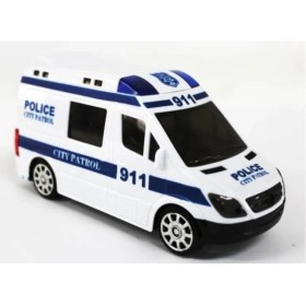 Resim Can Pilli Sesli Işıklı Polis Ekip Otosu 