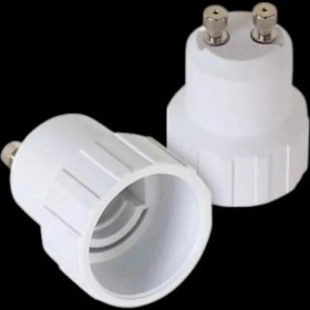 Resim Duy Dönüştürücü GU10 Erkek / E14 Dişi Ampul Çevirici Adaptör LED Lamba Soket 