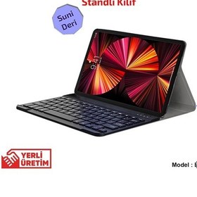 Resim Microcase Apple Uyumlu iPad Pro 11 2021 Bluetooth Klavyeli Standlı Kılıf Bkk4 