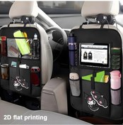 Resim Xuweiwei Black Kuromi Araç Koltuğu Arkası Organizer Çok Fonksiyonlu Askılı Saklama Çantası 