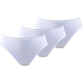 Resim Kız Çocuk Külot 3lü Paket 1294 - Beyaz 