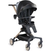 Resim Kraft Coco Bebek Arabası Siyah 