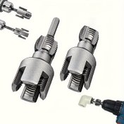 Resim 3 Parça İç ve Dış Boru Delme Aleti - Yüksek Verimli Dişleme Aracı, PPR Boru Onarım Takımı, Elektrikli Matkap Kaynak Ekipmanı, 1/2"-DN15, 3/4"-DN20 Boyutlar için Uygun, Güçlü El Alet Seti 