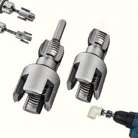 Resim 3 Parça İç ve Dış Boru Delme Aleti - Yüksek Verimli Dişleme Aracı, PPR Boru Onarım Takımı, Elektrikli Matkap Kaynak Ekipmanı, 1/2"-DN15, 3/4"-DN20 Boyutlar için Uygun, Güçlü El Alet Seti 