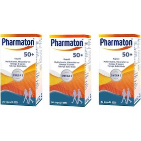 Resim Pharmaton 50 Plus 30 Kapsül 3 Adet 