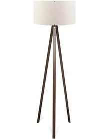 Resim 3 Ayaklı Lambader Krem Kahve Ly682 