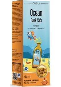 Resim Orzax Ocean Omega3 Şurup 150 Ml - Portakal 