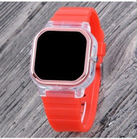 Resim Pinkoli ST-304305 Tuşlu Yanıp Sönen Işıklı Dijital Çocuk Saat Kırmızı 