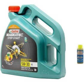 Resim Castrol Magnatec 5W-30 Tam Sentetik Motor Yağı 4 L + Cam Suyu 3 L 