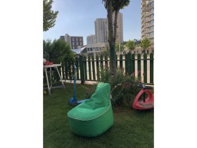 Resim Pufumo Twingo Çocuk Armut Koltuğu Yeşil ( 0-5 yaş ) 