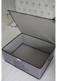 Resim Digithome Keçe Kapaklı Çok Amaçlı Düzenleyici Kutu Baza Hurcu Organizer Gri - 105796 C1-1-152 Gri 