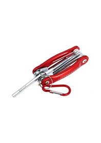 Resim Jokmae 8'li Katlanır Krom Çelik İç Altıgen Anahtar Takımı 