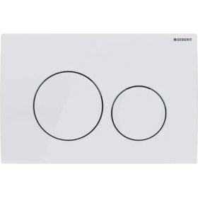 Resim VitrA Geberit DELTA20 115.127.11.1 Kumanda Paneli Çift Basmalı, Beyaz 
