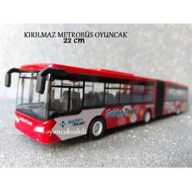 Resim Hepsilazım Otobüs Körüklü Oyuncak 22CM Yolcu Otobüsü Kırılmaz Metrobüs 