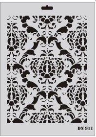Resim Mey İthalat Rich Dantel Seri Dn-911 Stencil 35x25 Cm 