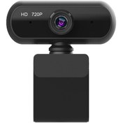 Resim Tenfowee 720p Geniş Açılı Usb Web Kamerası Mikrofonlu, Sürücüsüz, Video Konferans Ve Canlı Yayın İçin 