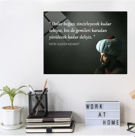 Resim Fatih Sultan Mehmet | Fsm Cam Tablo | Gemilerin Yürütülmesi 