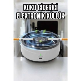 Resim Küllük Duman Giderici Temizlenebilir Elektronik Pilli 