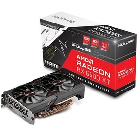 Resim Sapphire Pulse Radeon Rx 6500 Xt 4gb Gddr6 64bit Hdmı/dp Ekran Kartı 