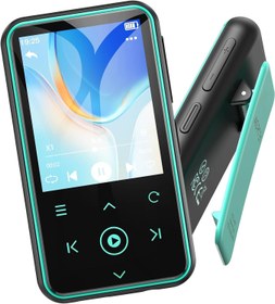 Resim 64GB Bluetooth 5.3 MP3 Çalar Klipsli, 1.8" Ekranlı, FM Radyo ve Pedometreli 