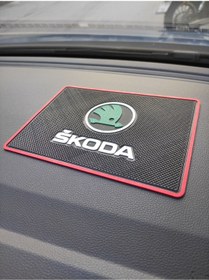 Resim REPLAX Skoda Kaymaz Torpido Pedi - Skoda Kaydırmaz Ped - Skoda Ped 
