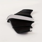 Resim Cloudstore 2 Adet Siyah Abs Karbon Fiber Çamurluk - Motor Stabilite Ve Aerodinamik İçin 