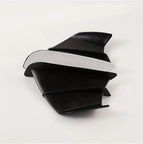 Resim Cloudstore 2 Adet Siyah Abs Karbon Fiber Çamurluk - Motor Stabilite Ve Aerodinamik İçin 