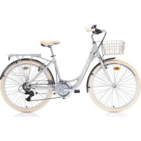 Resim Carraro Juliet 26 Jant Şehir & Tur Bisikleti Mat Gri Krom Krem 