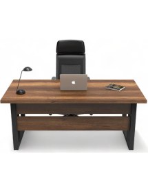 Resim L'occi Concept March A Ofis Çalışma Masası Metal Ayaklı Barok 180CM*90CM 