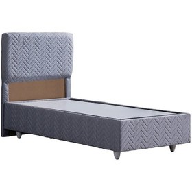 Resim Setaymobilya Baza, Kristal Tek Kişilik Baza + Başlık Seti 