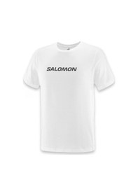 Resim Salomon Lc2245400 Sal Logo Perf Ss Tee M Beyaz Erkek T-shirt 