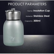 Resim Ximistore9 Paslanmaz Çelik Termos - 300ml Yeşil, Uzun Süreli Sıcak Tutma 