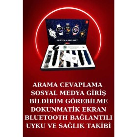 Resim Pileli Store Yeni Model Akıllı Saat ve Ucuz Kaliteli Bluetooth Kulaklık Amoled Ekran Aynalı 