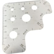 Resim Deri Kesme Açısı Cetvel Ölçeği Cetvel Aracı Cetvel R Ölçer Paslanmaz Çelik Yuvarlak Cetvel Ark Cetvel Açı Cetvel (Yurt Dışından) 