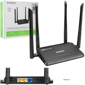 Resim Everest EWR-N500 300Mbps WISP Repeater+Access Point ve Bridge Kablosuz Router 