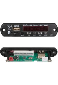 Resim Class PowerMaster M515 Oto Teyp Dijital Player Board USB/AUX/SD/FM/Bluetooth Kumandalı Mikrofonsuz Oto Teyp Çevirici (12V-500MA) 