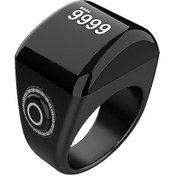 Resim Qingmipy Akıllı Zikirmatik Yüzük - 5 Namaz Vakti Hatırlatıcı, Bluetooth, Oled Ekran, 9999 Sayım, Siyah Plastik 20mm 