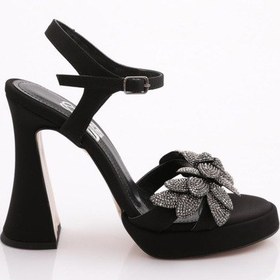 Resim Dgn 6004 Kadin Kalin Topuklu Abiye Ayakkabi 6004-2453-R147001 