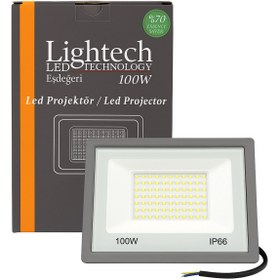 Resim lightech 100w led projektör 