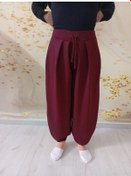 Resim Modal Kumaş Kışlık Kadın Pantalon Bordo 