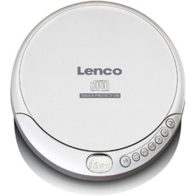 Resim Lenco Taşınabilir Cd Çalar / Mp3 Çalar Discman Anti Şok Özellikli Gümüş Cd-201 Sı 