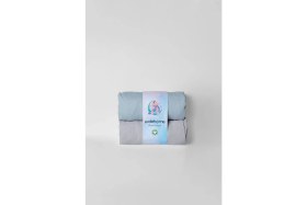 Resim Evde Home %100 Pamuk Organik 2'li Lastikli Bebek Çarşafı - 2'li Set -60X110/120 +30 cm 